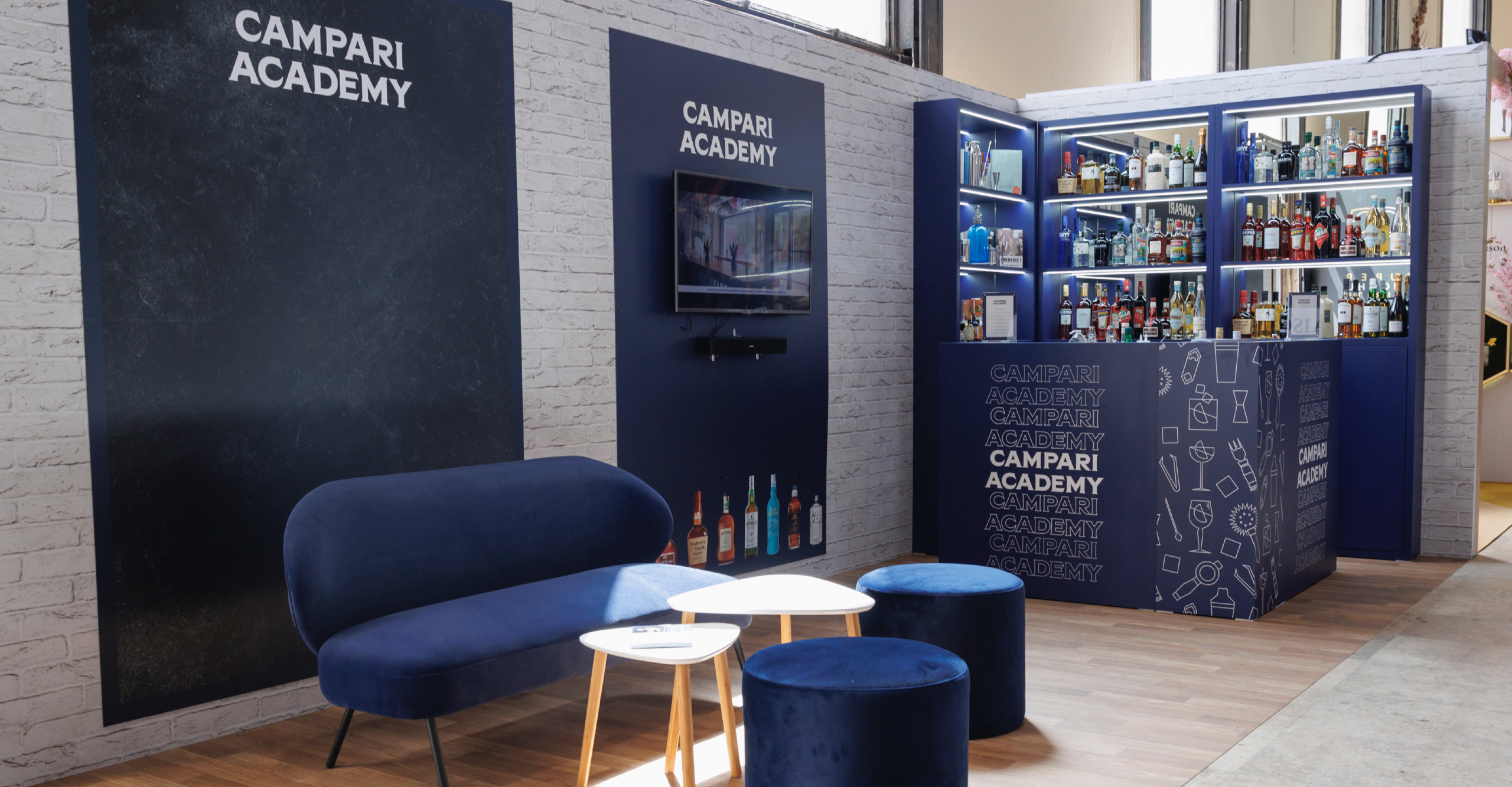 Campari Academy - Stand sur mesure  - Cocktails Spirits - Palais de Tokyo